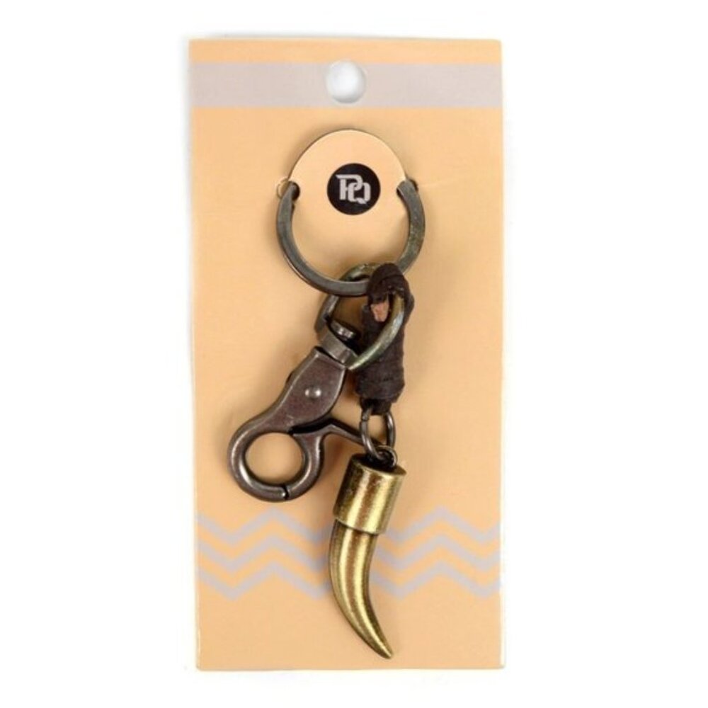 Metal Wolf Tooth Fancy Keychain - Picture 5 of 5